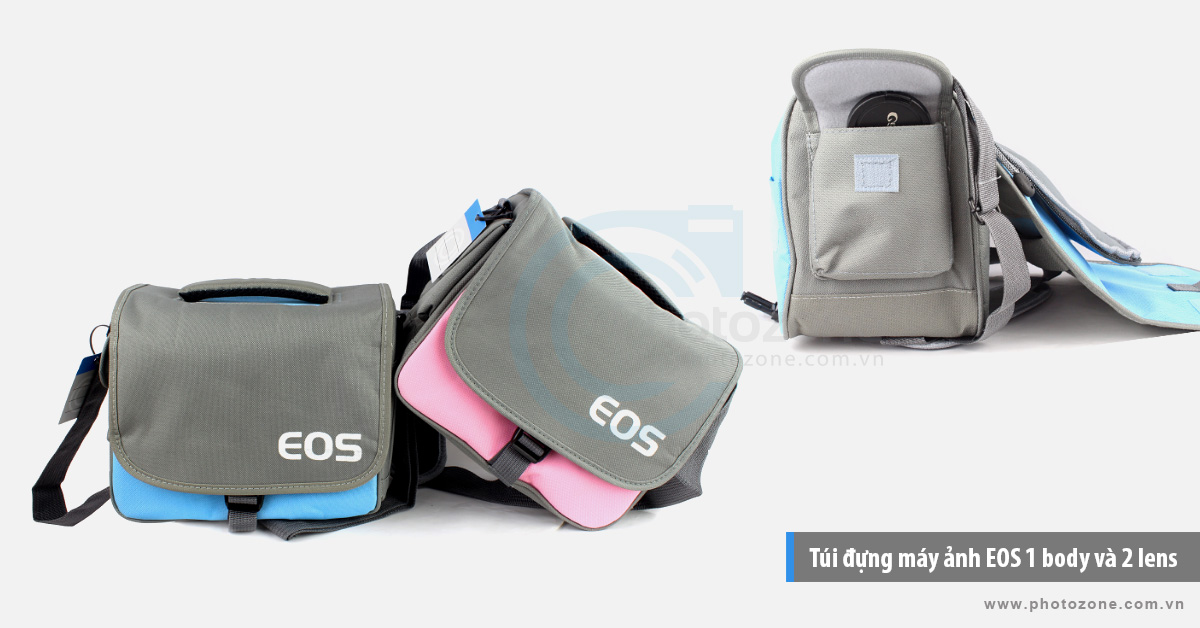 Túi đựng máy ảnh EOS 1 body và 2 lens