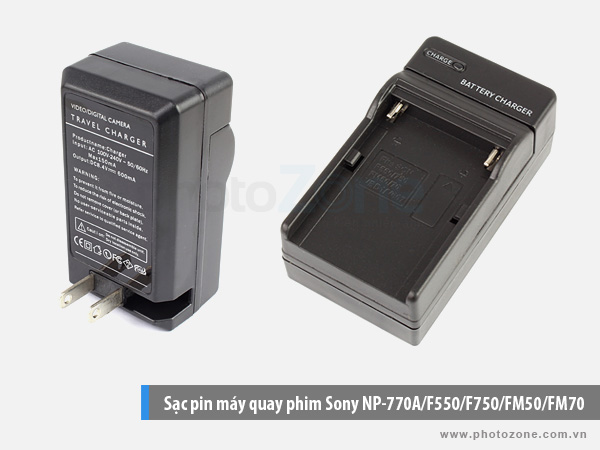 Sạc pin NP-F570, NP-F770 Digital for LED quay phim
