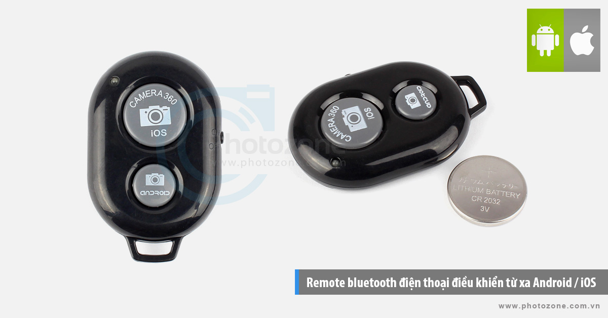 Remote bluetooth điện thoại điều khiển từ xa Android / iOS