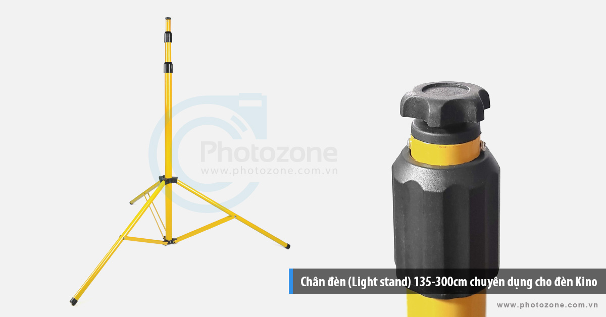 Chân đèn (Light stand) 135-300cm chuyên dụng cho đèn Kino