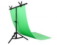 Bộ phông PVC xanh lá chụp ảnh sản phẩm (60 x 130cm), kèm khung treo chữ T (68 x 75cm)