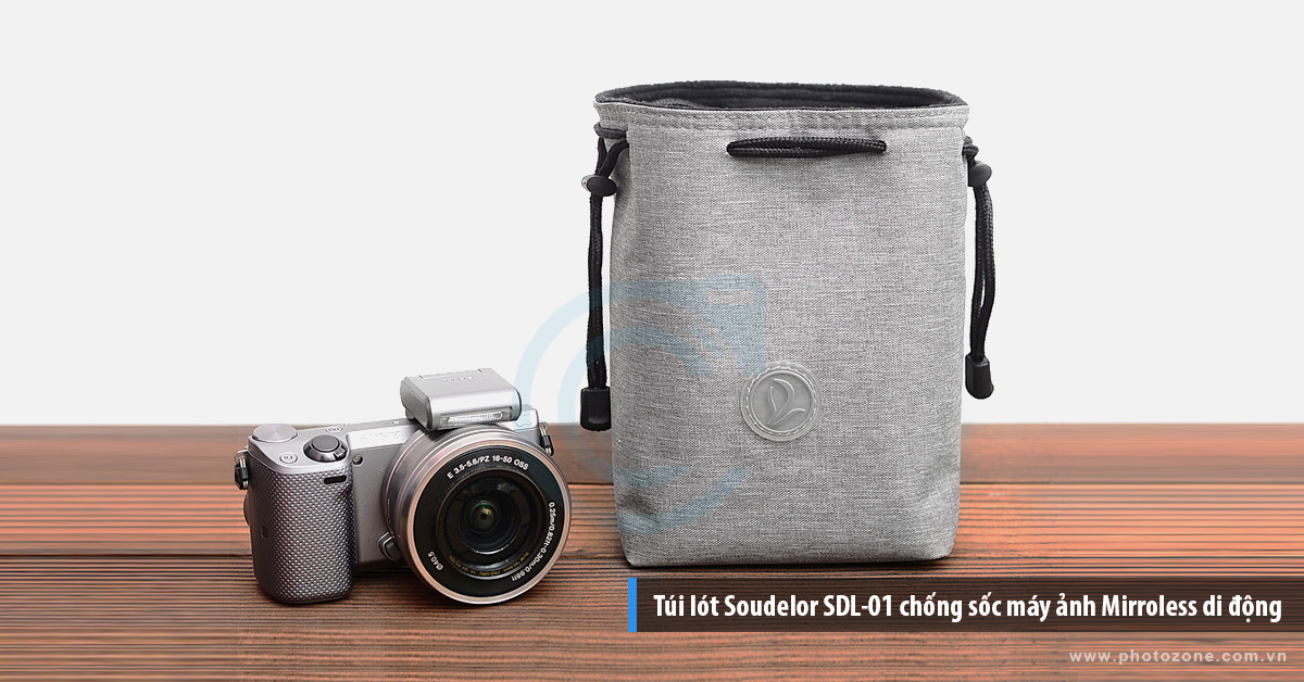 Túi lót Soudelor SDL-01 chống sốc máy ảnh Mirroless di động