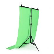 Bộ phông PVC xanh lá chụp ảnh sản phẩm (120 x 200cm), kèm khung treo chữ T (100 x 200cm)